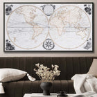 Tableau ANCIENT ATLAS – Carte du Monde