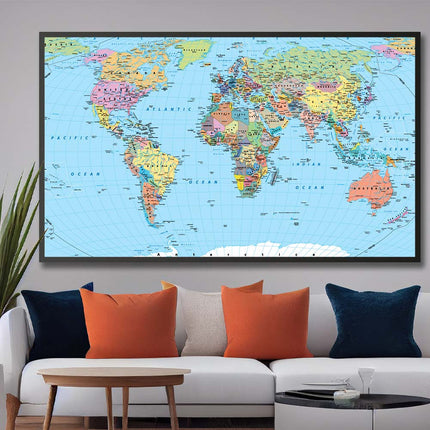 Tableau WORLD ATLAS – Carte du Monde