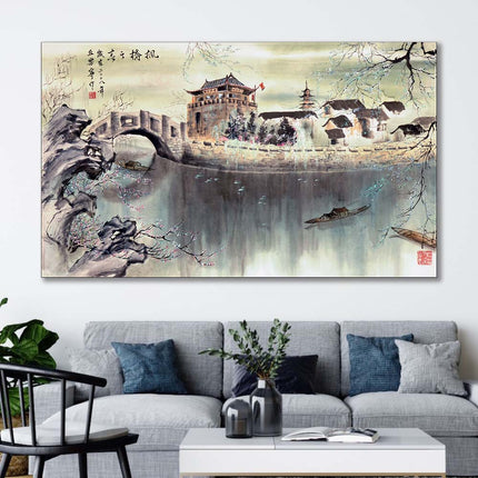 Tableau ANCIENT TEMPLE – Voyage Artistique