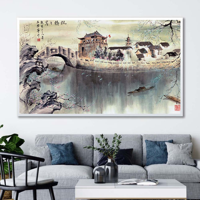 Tableau ANCIENT TEMPLE – Voyage Artistique