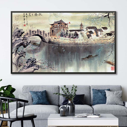 Tableau ANCIENT TEMPLE – Voyage Artistique