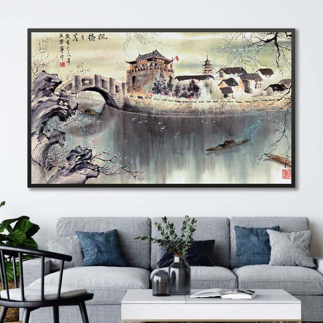 Tableau ANCIENT TEMPLE – Voyage Artistique