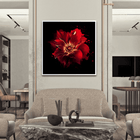 Tableau CRIMSON BLOOM – Art Floral