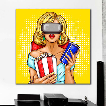 Tableau BLONDE DIVA – Pop Art