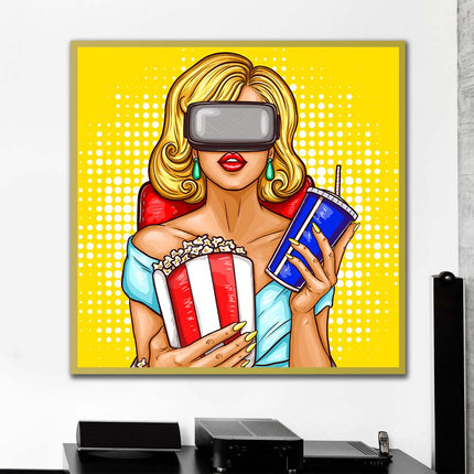 Tableau BLONDE DIVA – Pop Art