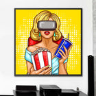 Tableau BLONDE DIVA – Pop Art