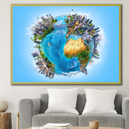 Tableau MODERN ATLAS – Carte du Monde