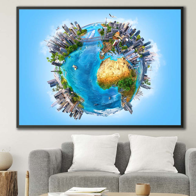 Tableau MODERN ATLAS – Carte du Monde