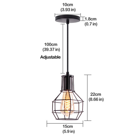 Suspension LOFT – Style Industriel
