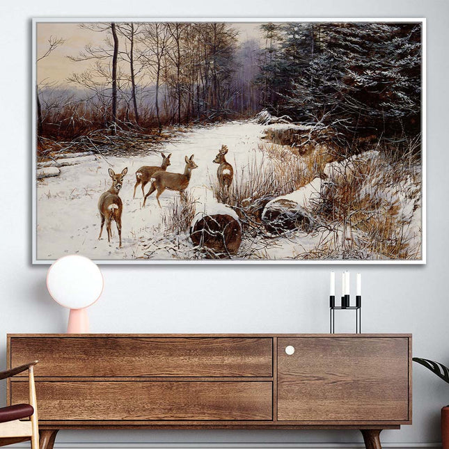 Tableau WINTER GRACE – Voyage Artistique