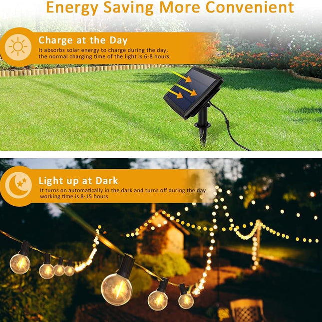 Guirlande SOLAIRE – 20 Ampoules Étanche
