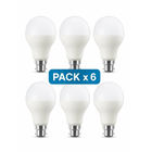 LOT 6 Ampoules B22 9W – Éclairage LED