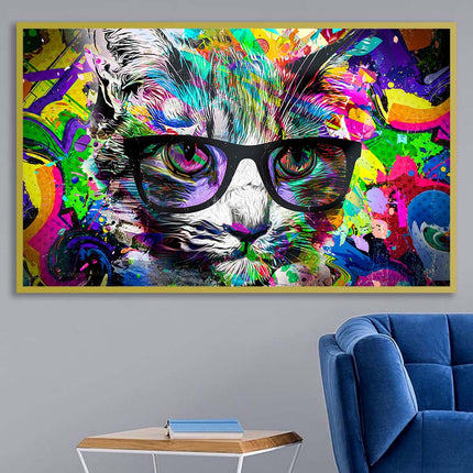 Tableau POP FÉLINE – Pop Art