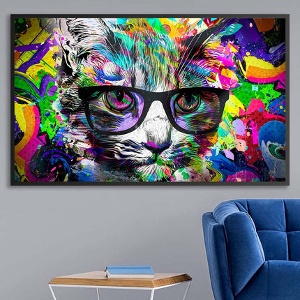 Tableau POP FÉLINE – Pop Art