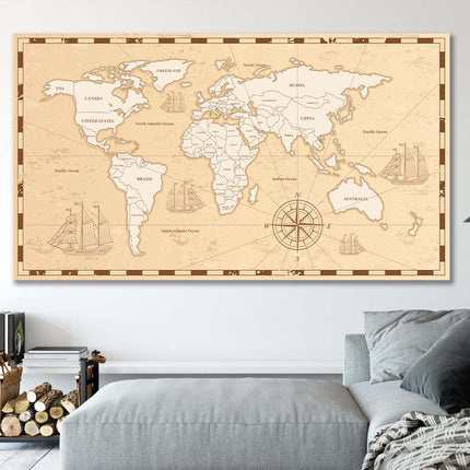 Tableau LEGACY ATLAS – Carte du Monde