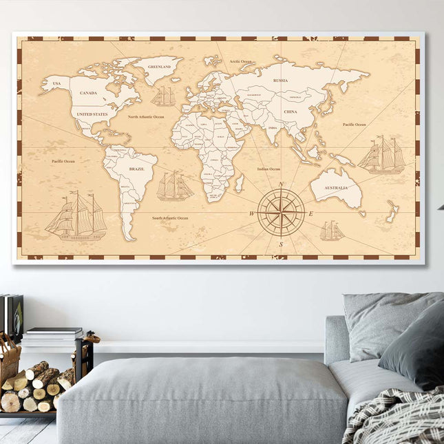 Tableau LEGACY ATLAS – Carte du Monde