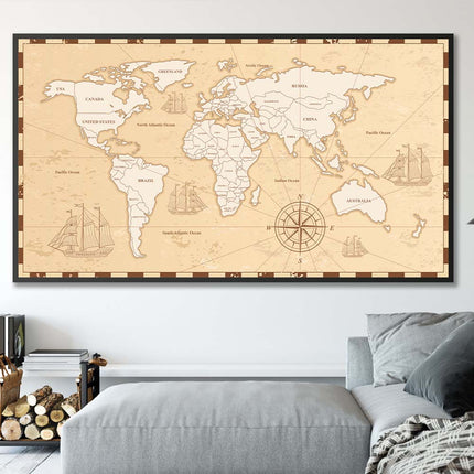 Tableau LEGACY ATLAS – Carte du Monde