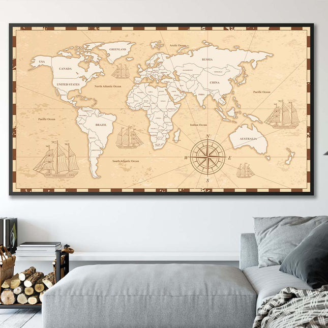 Tableau LEGACY ATLAS – Carte du Monde