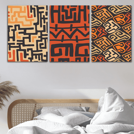 Tableau TRIBAL LINES – Voyage Artistique