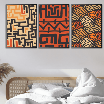 Tableau TRIBAL LINES – Voyage Artistique