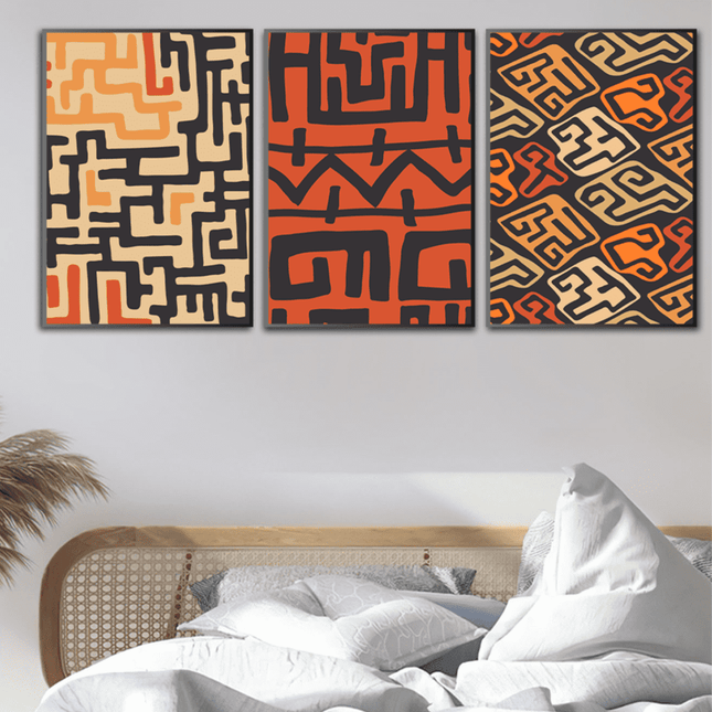 Tableau TRIBAL LINES – Voyage Artistique