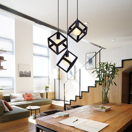 Suspension CUBIC – Style Industriel