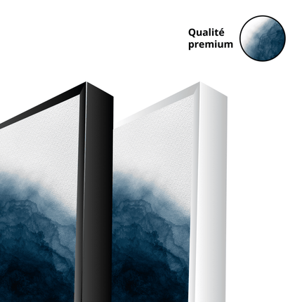 Tableau BLUE GRUNGE – Art Abstrait