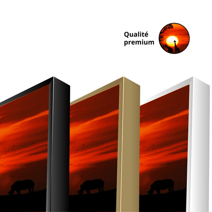 Tableau SUNSET SAVANNAH – Voyage Artistique