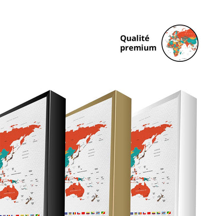 Tableau GLOBAL HERITAGE – Carte du Monde