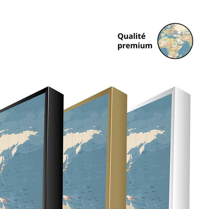 Tableau VIVID GLOBE – Carte du Monde