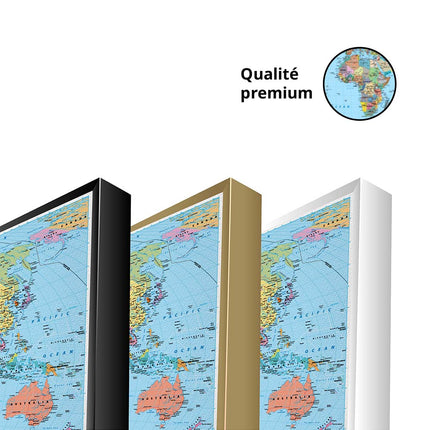 Tableau WORLD ATLAS – Carte du Monde