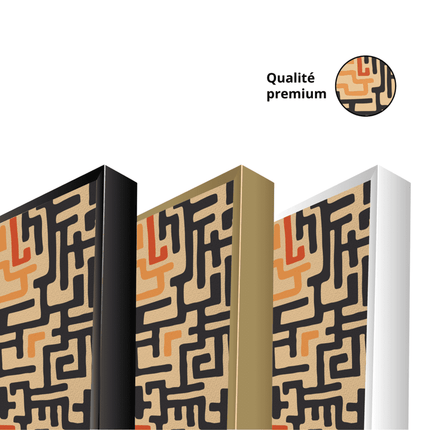 Tableau TRIBAL LINES – Voyage Artistique