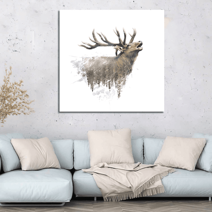 Tableau WOODLAND DEAR – Évasion Naturelle