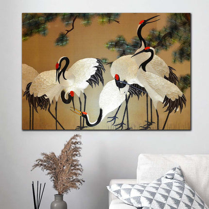 Tableau CRANE GARDEN – Voyage Artistique