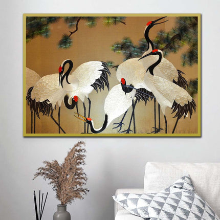 Tableau CRANE GARDEN – Voyage Artistique