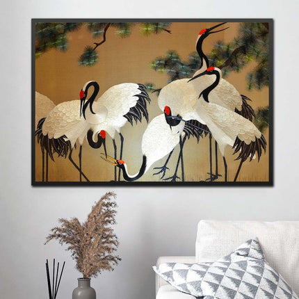 Tableau CRANE GARDEN – Voyage Artistique