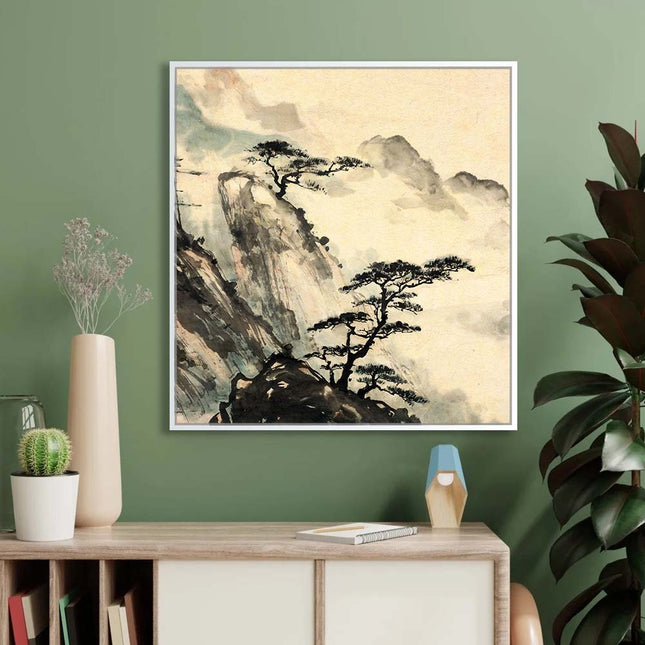 Tableau MISTY PEAKS – Voyage Artistique