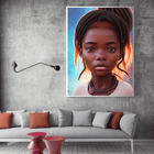 Tableau INNOCENT STARE – Voyage Artistique