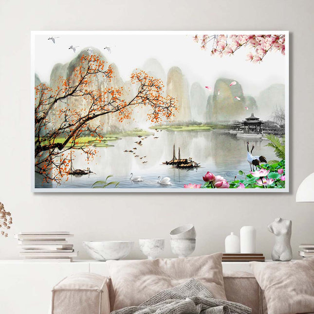 Tableau LI RIVER – Voyage Artistique