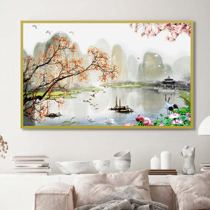 Tableau LI RIVER – Voyage Artistique