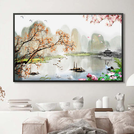 Tableau LI RIVER – Voyage Artistique