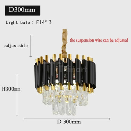 Lustre PRESTIGE – Cristal Noir