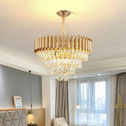 Lustre PRESTIGE – Cristal Doré
