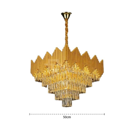 Lustre FLORENCE – Doré Luxueux