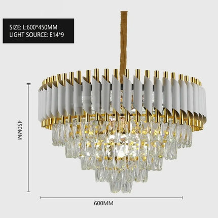 Lustre PRESTIGE – Cristal Blanc