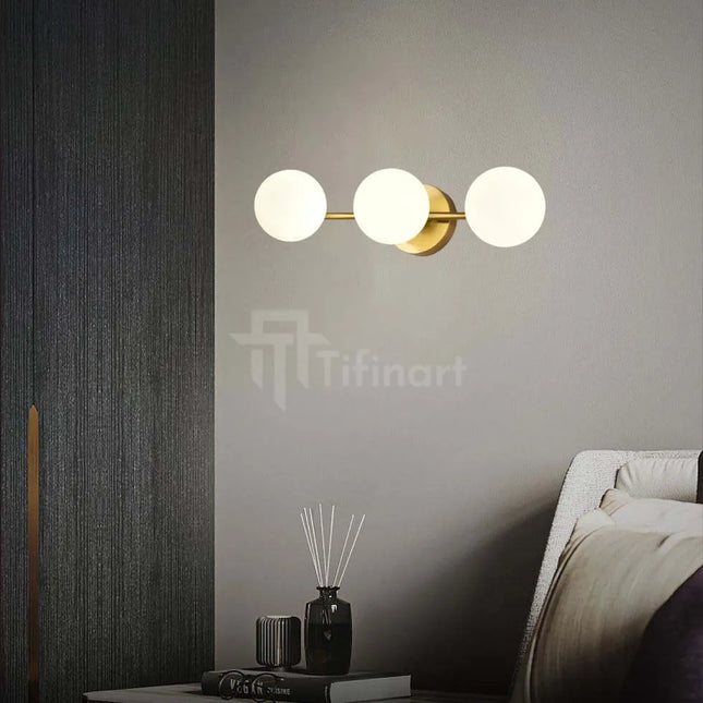 Applique OPAL – 3 Globes Opalin