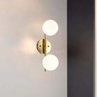 Applique ORLUXE – 2 Globes Opalin