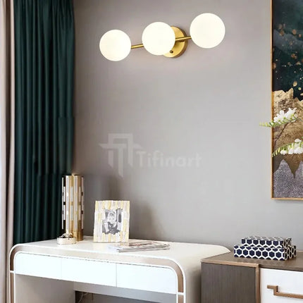 Applique OPAL – 3 Globes Opalin