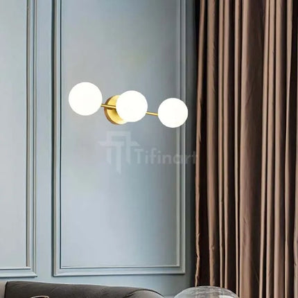 Applique OPAL – 3 Globes Opalin