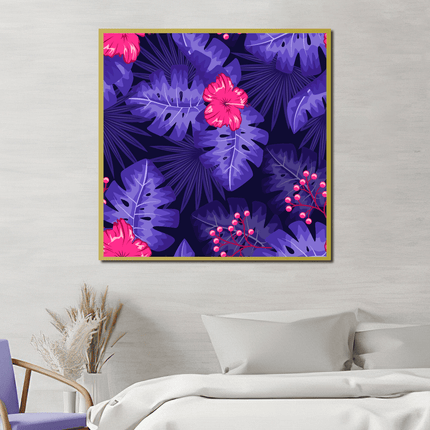 Tableau VIOLETTA BLOOM – Art Floral